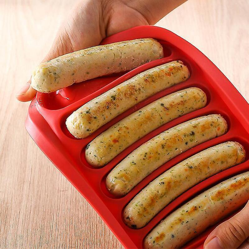 Silicone Sausage Maker Mold Diy Silicone Handmade Hamburger Hot Dog Mold Reusable Kitchen Accessories Gadget V1263-JX-1968