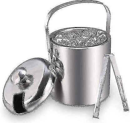 Ice Bucket Ice Bucket Champagne Cooler Ice Cube Container With Tongs And Lid V1263-JX-1975