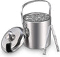Ice Bucket Ice Bucket Champagne Cooler Ice Cube Container With Tongs And Lid V1263-JX-1975