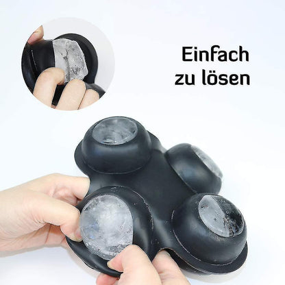 Ice Cube Mold In Pink Shape, Ice Ball Molds 4 Pieces Ice Cube Container Silicone V1263-JX-1980
