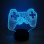 Video Game Controller Lamp Night Light 3D Illusion Game On V1263-JX-1989