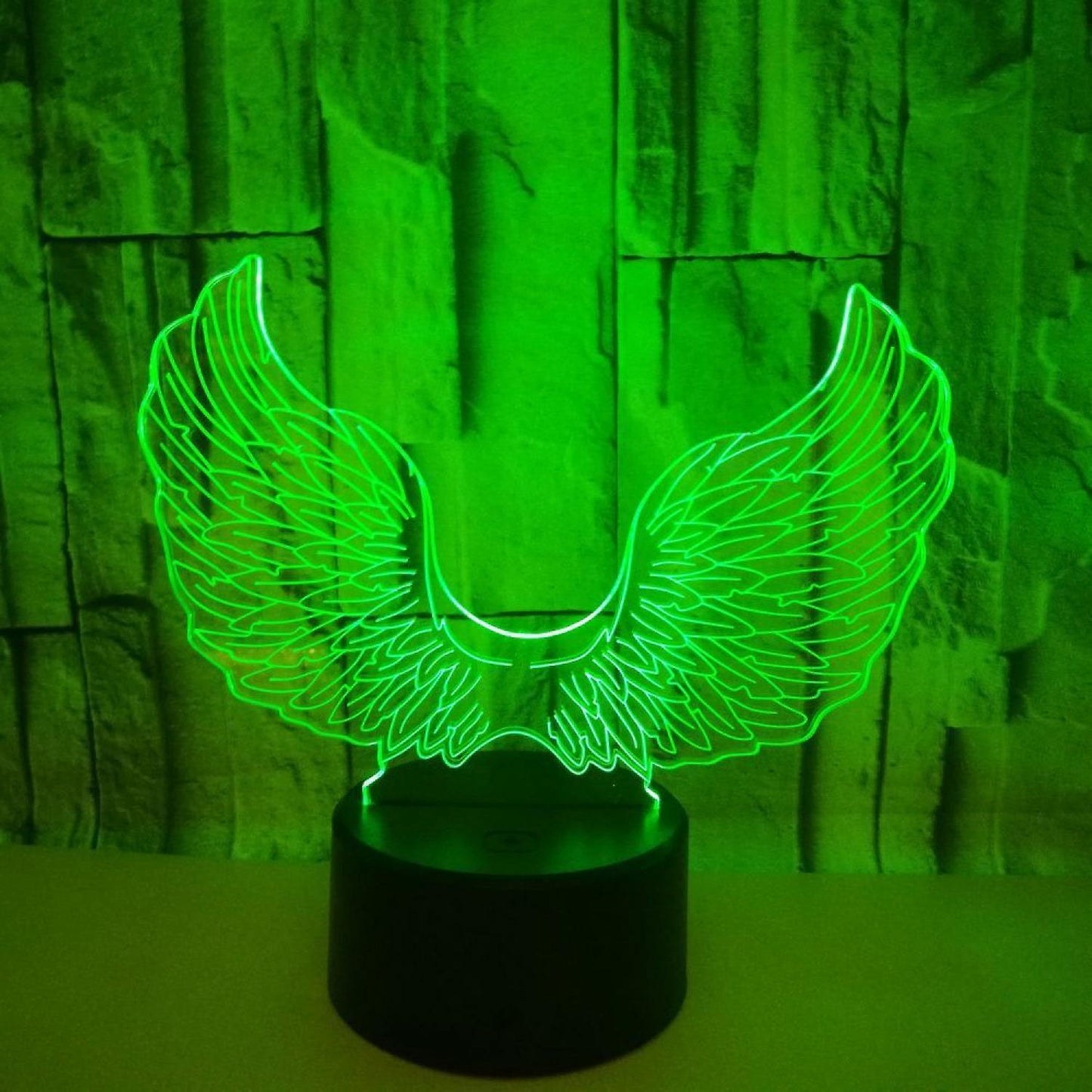 3D Angel Wing Night Light Lamp Illusion Night Ligh V1263-JX-1990
