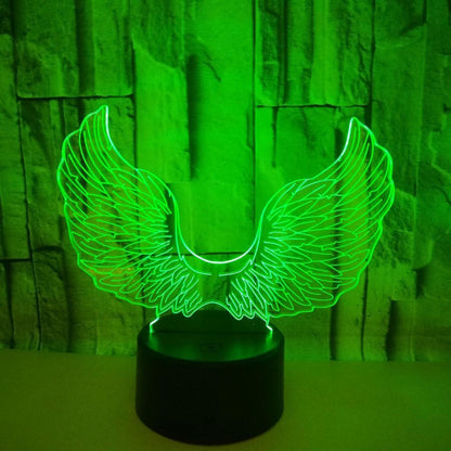 3D Angel Wing Night Light Lamp Illusion Night Ligh V1263-JX-1990