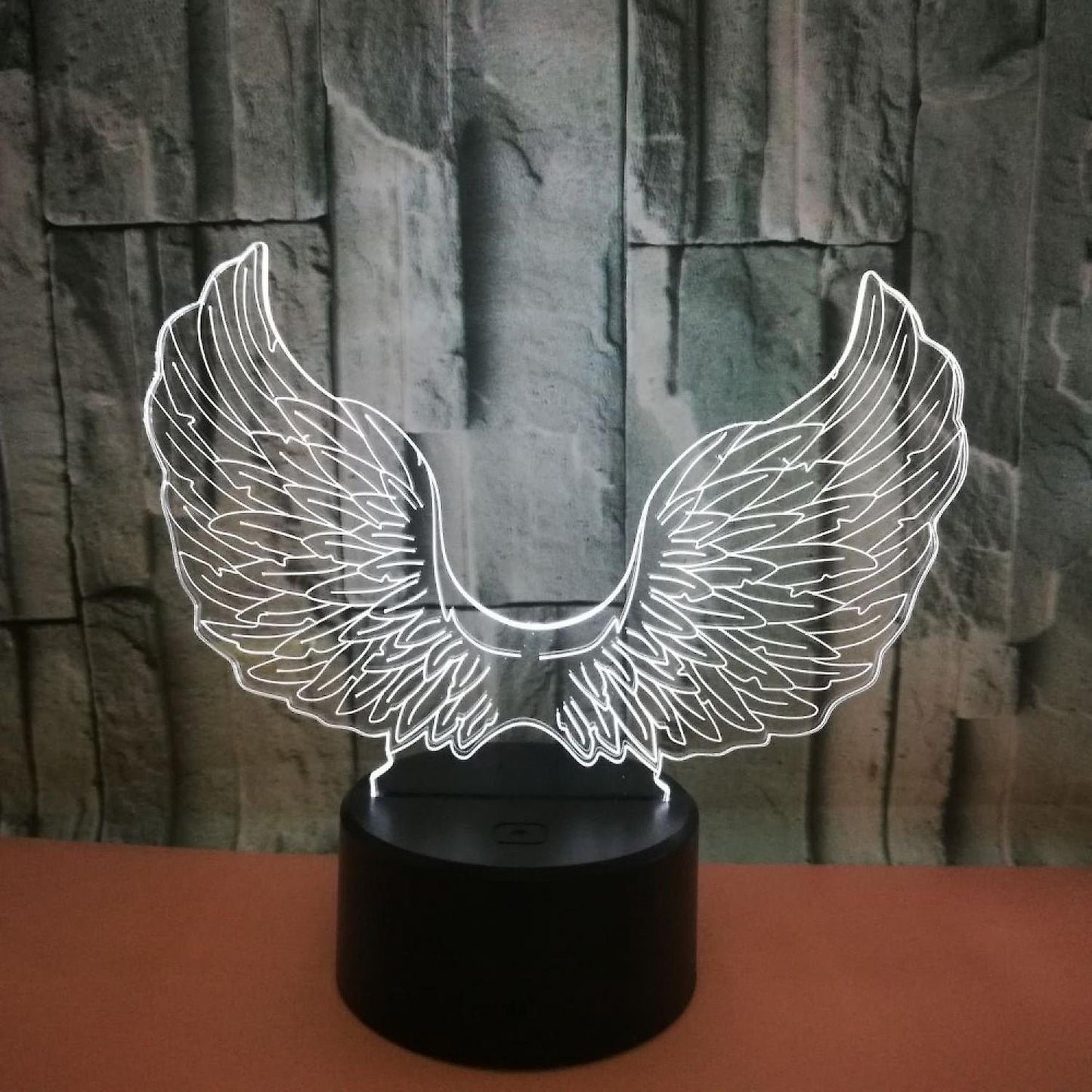3D Angel Wing Night Light Lamp Illusion Night Ligh V1263-JX-1990