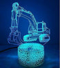 JUSCH 3D Excavtor Car Truck Night Light Table Desk Optical Illusion V1263-JX-1992