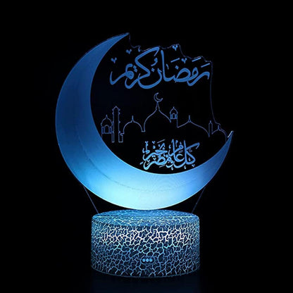 3D Night Light LED Illusion Desk Table Lamp 16 Color V1263-JX-1994