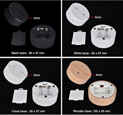 3D Optical Lamp Illusion Night Light Fat Fish 3D Table Lamp babies babies Birthday Gift Creative Light Gift V1263-JX-2006