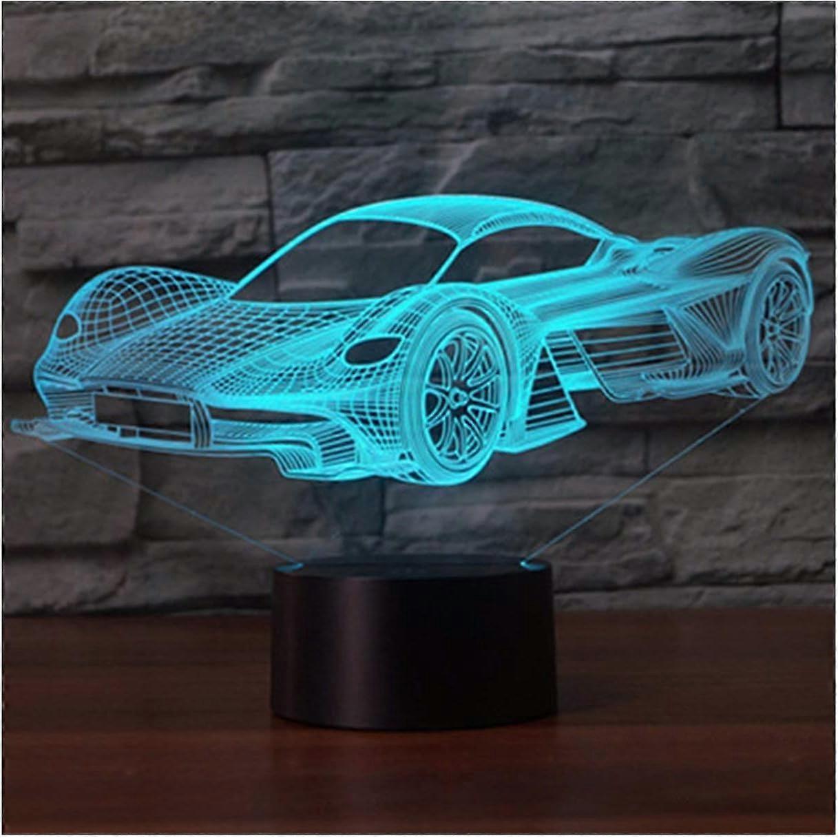 3D Optical Illusion Lamp LED Night Light Optical Illusion Night Light 16 Colors Touch Night Lamp for Bedroom V1263-JX-2024