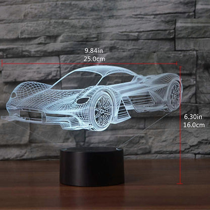 3D Optical Illusion Lamp LED Night Light Optical Illusion Night Light 16 Colors Touch Night Lamp for Bedroom V1263-JX-2024