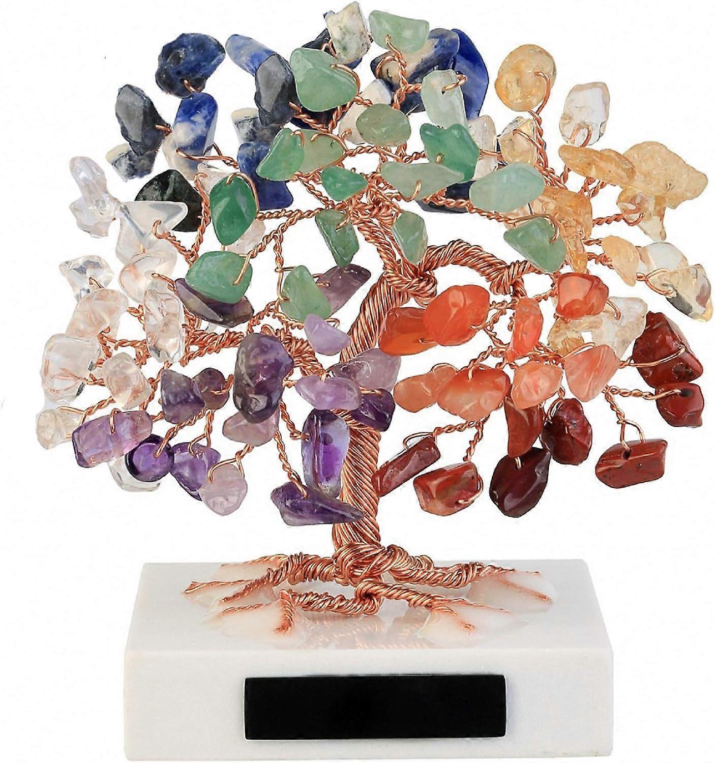 Premium quality natural chakra crystal tree with healing properties V1263-JX-2042