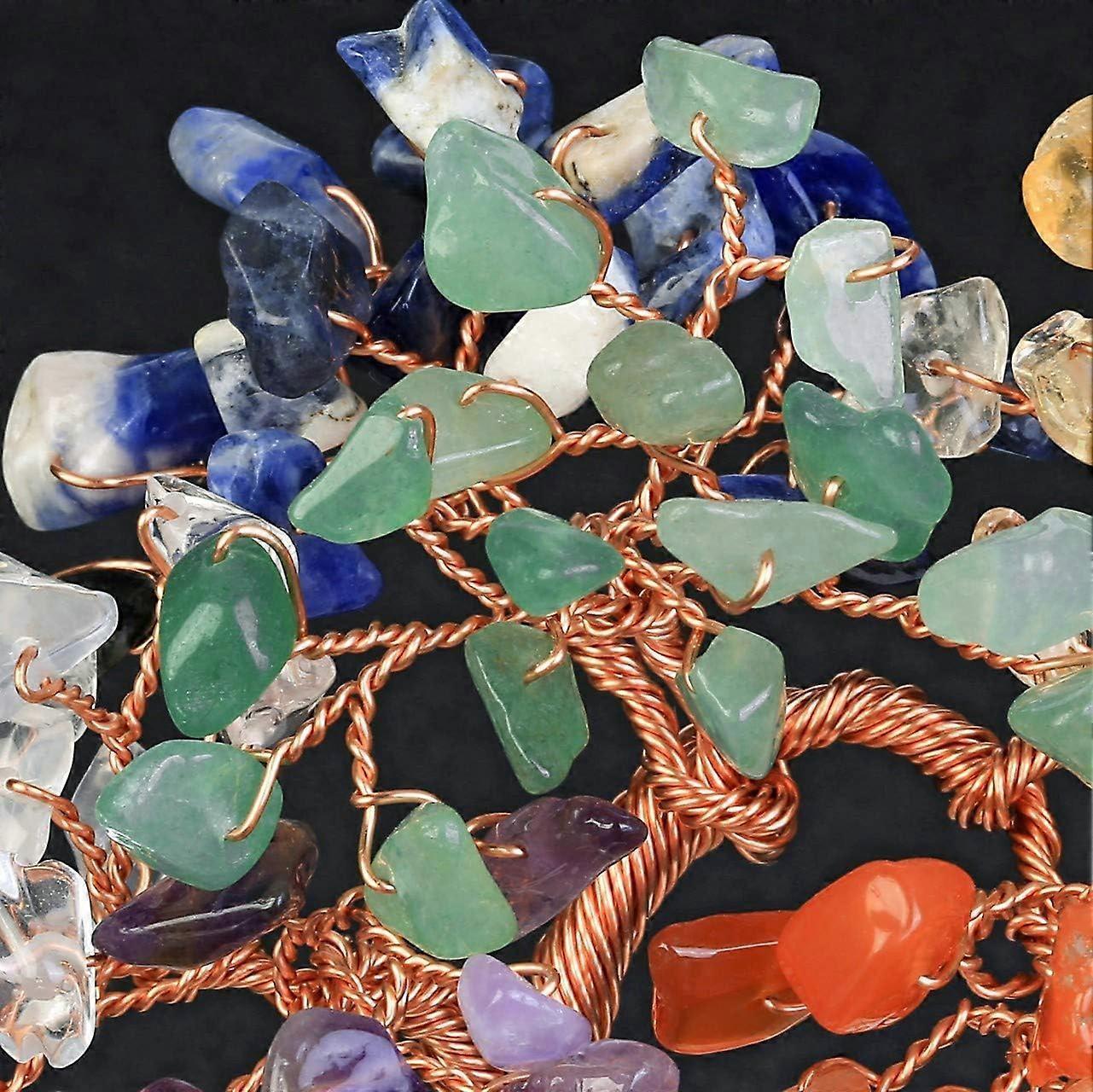 Premium quality natural chakra crystal tree with healing properties V1263-JX-2042