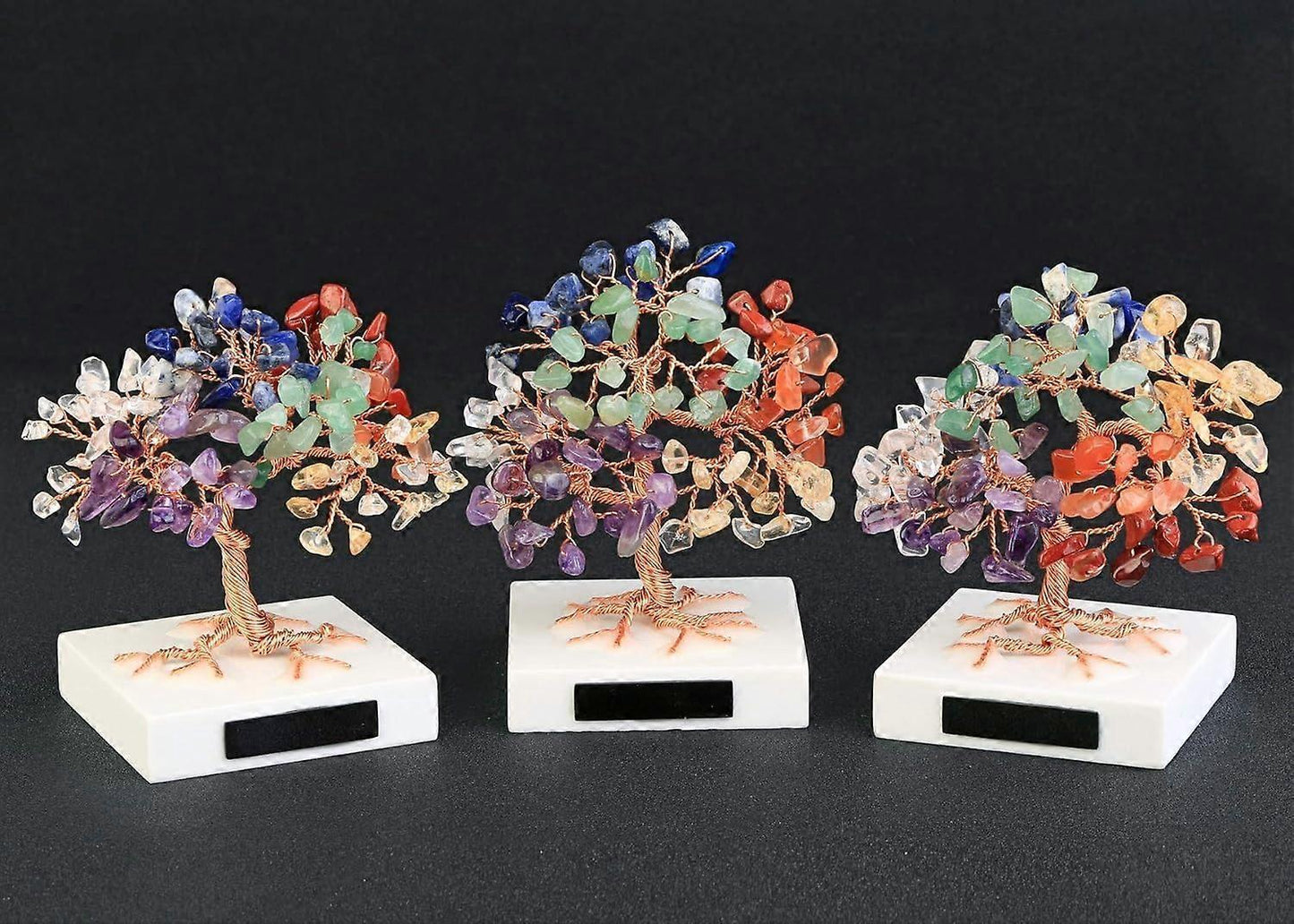 Premium quality natural chakra crystal tree with healing properties V1263-JX-2042