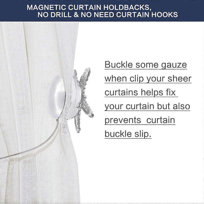 Set of 2 crystal hangers with silver padlocks for curtain buckles V1263-JX-2043