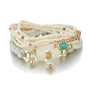 1 Pcs Bohemian Stackable Bead Bracelets, Women's Stretch Multilayer Crystal Beaded Lucky Protection Evil Eye V1263-JX-2047