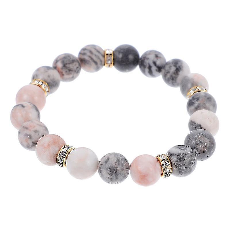 1pc Women Bohemian Style Crystal Stone Relieve Anxiety Bracelet (assorted Color) V1263-JX-2055