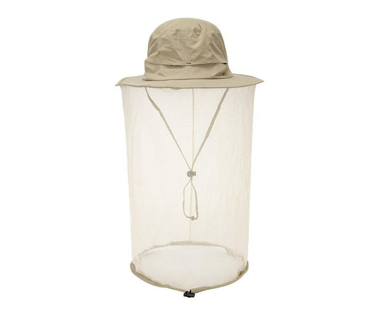 Outdoor Women Men Anti Bug Bee Mosquito Hat Head Net Sun Protection Bucket Cap-Khaki V1263-JX-207