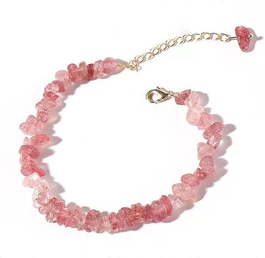 Healing Crystal Stone Beads Stretch Bracelets Crystal Bracelet Natural Gemstones Round Beads Energy Power V1263-JX-2085