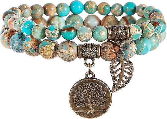 Healing Crystals Chakra Bracelets For Women-crystal Bracelets V1263-JX-2086