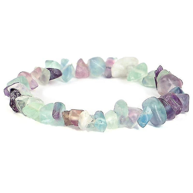 Irregular Natural Crystals Chakras Stone Bracelet Beads Bracelets Yellow Crystals Clear V1263-JX-2088