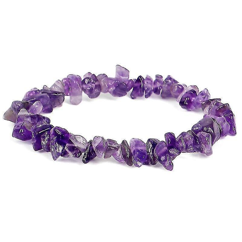 Irregular Natural Crystals Chakras Stone Bracelet Beads Bracelets Yellow Crystals Clear V1263-JX-2088