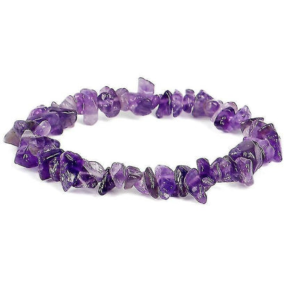 Irregular Natural Crystals Chakras Stone Bracelet Beads Bracelets Yellow Crystals Clear V1263-JX-2088