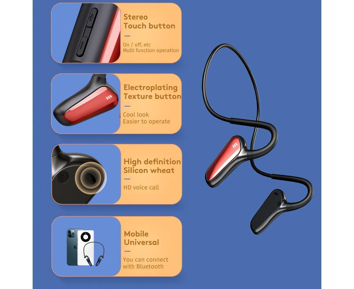 Sports Wireless Headphones - Waterproof - Bluetooth Earbuds for Running Walking Gyming V1263-JX-21
