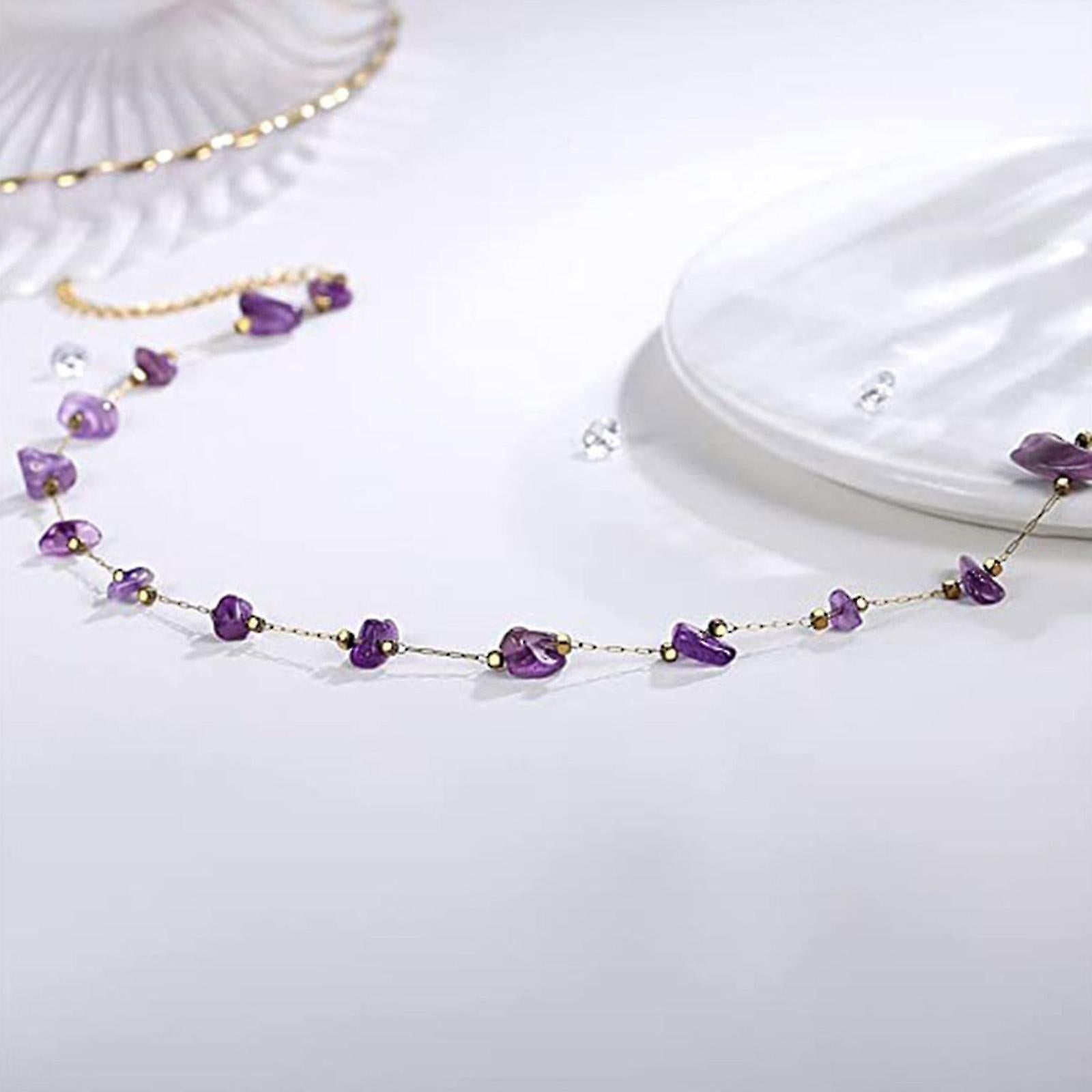 Red/purple Crystal Bracelet Bring Luck Prosperity Bracelet Agate Bracelet Gift Purple V1263-JX-2104