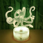 Optical Illusion 3D Squid Night Light 16 Colors Ch V1263-JX-2126