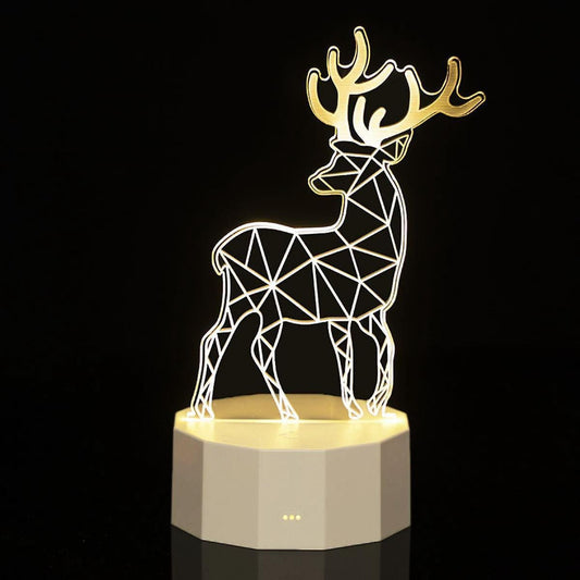 babies Night Light 3D Bedroom Decor Illusion Lamp 3D Creative V1263-JX-2133