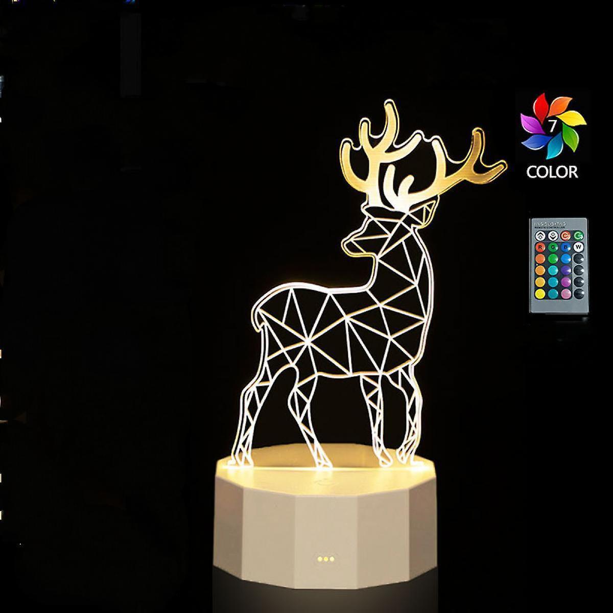 babies Night Light 3D Bedroom Decor Illusion Lamp 3D Creative V1263-JX-2133