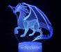 3D Dragon Lamp Night Light 3D Illusion lamp 16 Color V1263-JX-2135