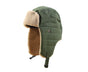Bomber Hats Windproof Warm Keeping Thickened Cycling Skiing Ear Flap Snow Hats for Winter-Green V1263-JX-214