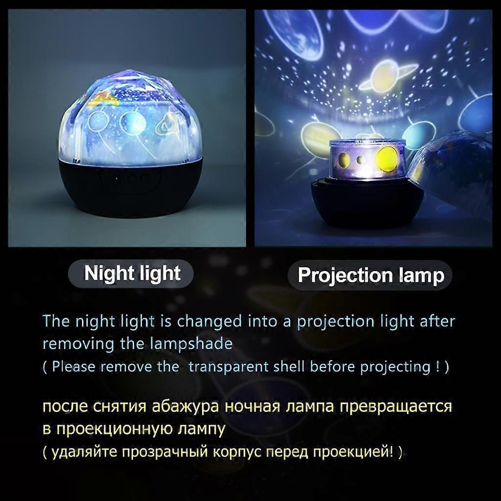 Starry Night Light, Planetary Projector Earth Universe LED Light Colorful Starry Sky babies babies Christmas V1263-JX-2141
