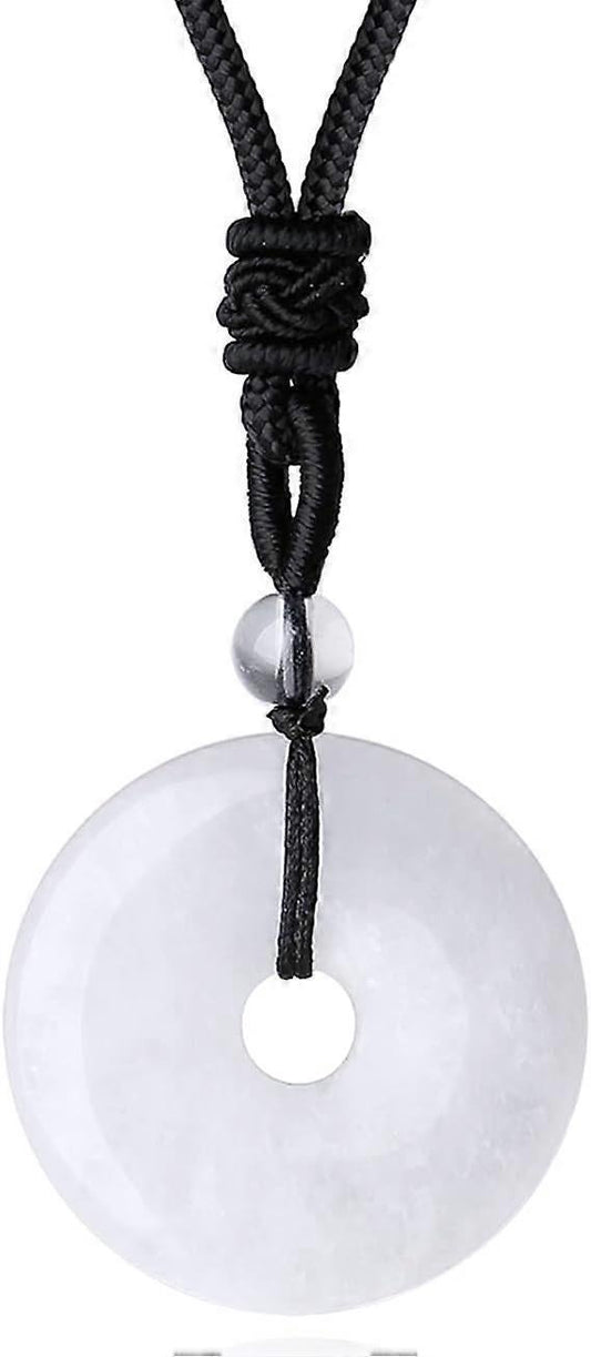 Crystal Necklace for Men Women Healing Crystal Stone Bar Pendant Necklace Adjustable Rope Necklace Natural V1263-JX-2170