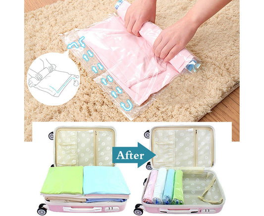 10Travel Compression Bags, Travel Essentials Vacuum Packing Space Saver Bags for Cruise Travel Accessories V1263-JX-218