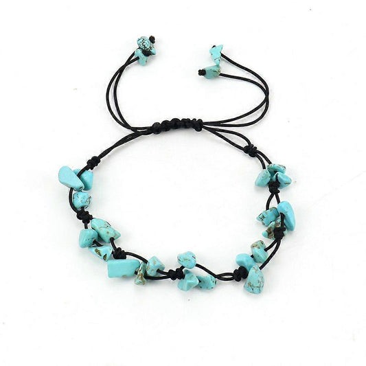 Handmade Natural Gemstones Bracelet 7 Chakras Healing Crystals Bracelet Yoga Stone Beads Bracelets Meditation V1263-JX-2184