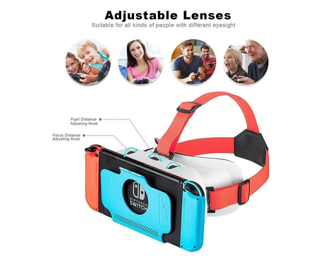 VR Headset for Nintendo Switch / Switch OLED /Nintendo Switch 3D VR (Virtual Reality) Glasses, Switch VR Labo V1263-JX-219