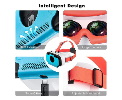 VR Headset for Nintendo Switch / Switch OLED /Nintendo Switch 3D VR (Virtual Reality) Glasses, Switch VR Labo V1263-JX-219