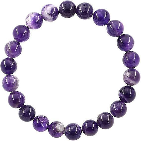 Men Women 8mm Natural Stone Bead Stretch Bracelet Healing Crystal Gemstone Beaded Bracelets V1263-JX-2214