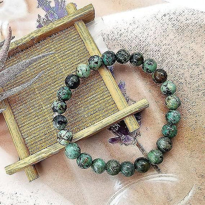 Men Women 8mm Natural Stone Bead Stretch Bracelet Healing Crystal Gemstone Beaded Bracelets V1263-JX-2215