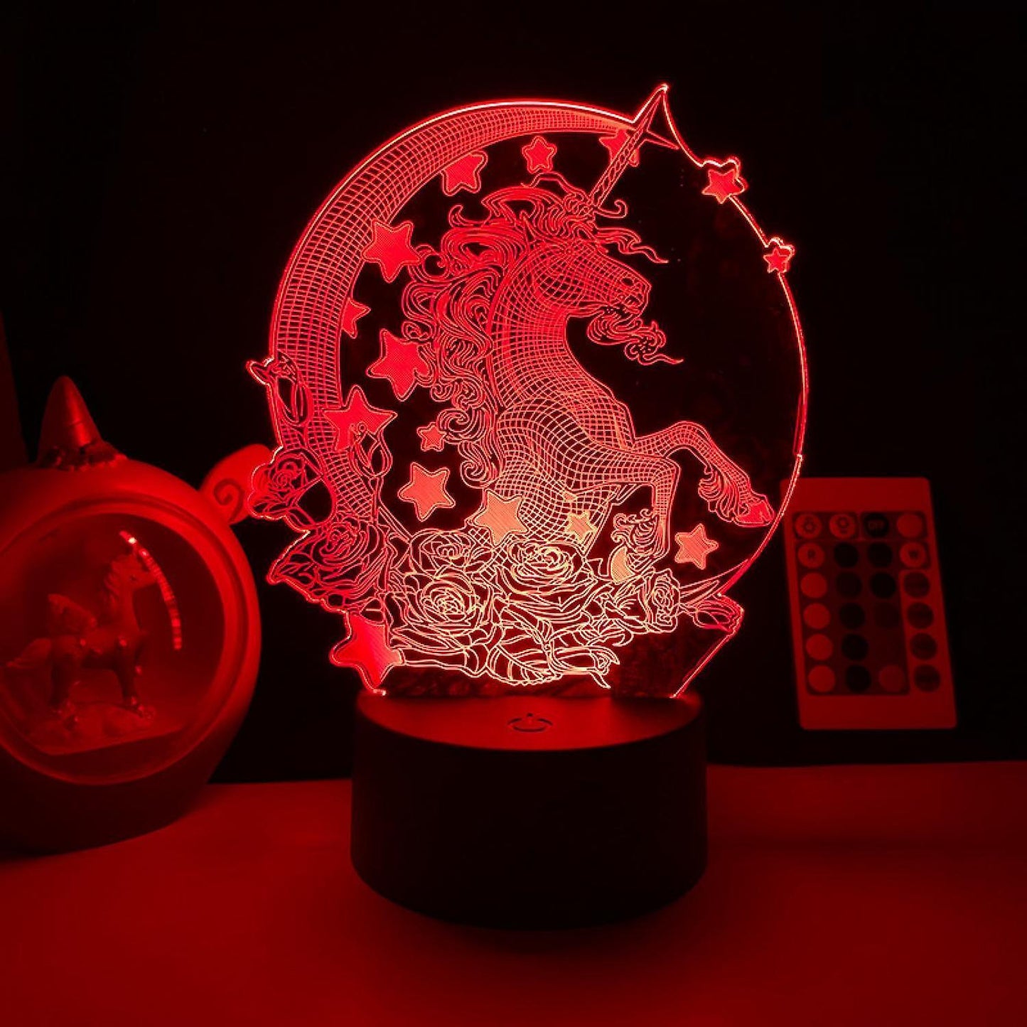 LED Night Light Unicorn Series 3D Illusion Lamp V1263-JX-2245