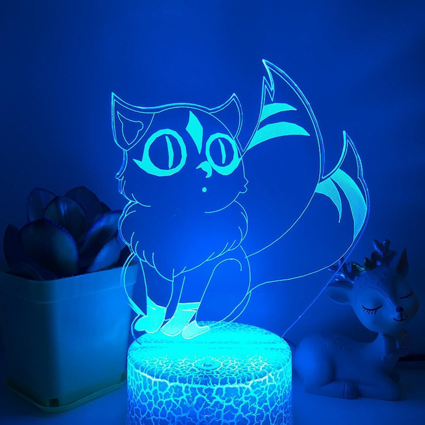 3D LED Night Light Kirara Handmade 3D Illusion V1263-JX-2248