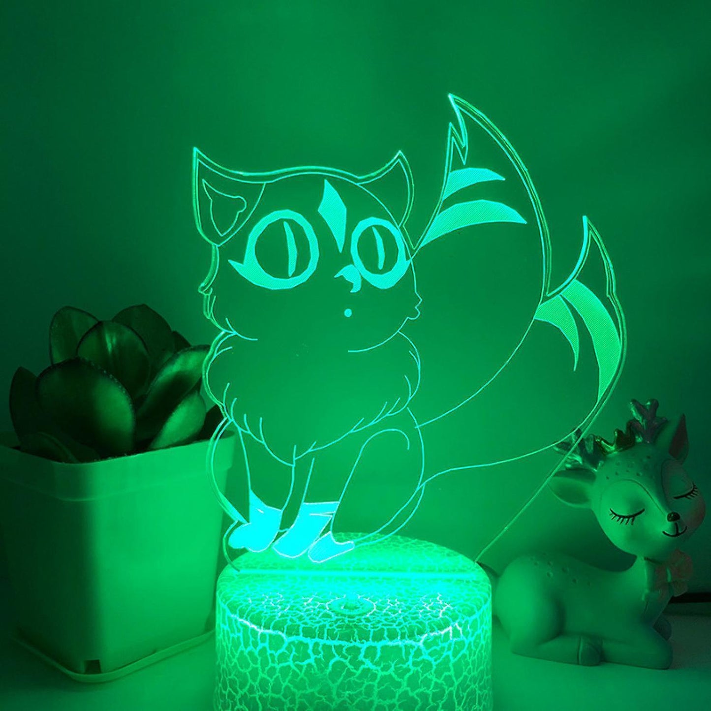 3D LED Night Light Kirara Handmade 3D Illusion V1263-JX-2248