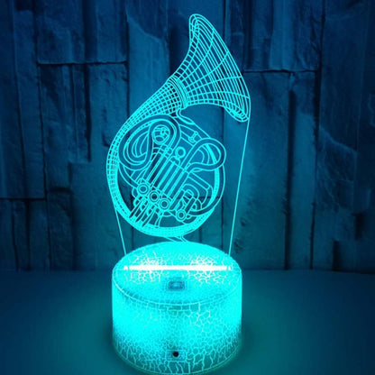 3D Lamp Illusion Night Light Dimmable 16 Color Cha V1263-JX-2251