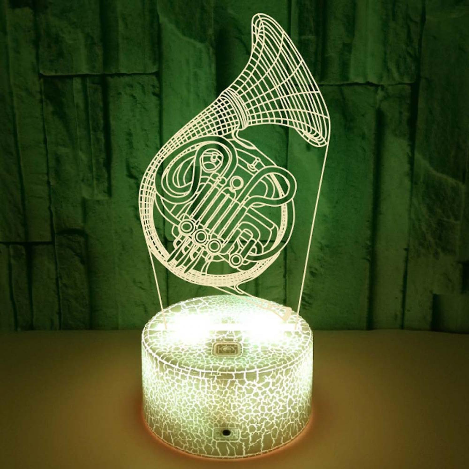 3D Lamp Illusion Night Light Dimmable 16 Color Cha V1263-JX-2251