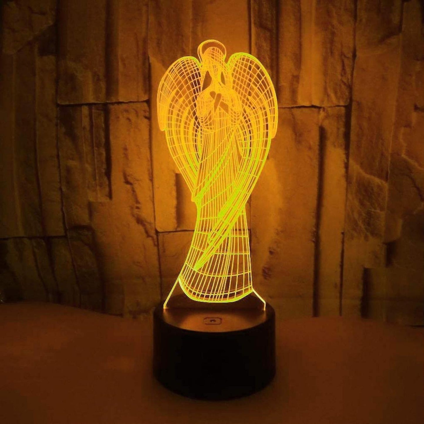 3D Angel Wing Night Light Lamp Illusion Night Ligh V1263-JX-2252