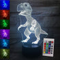 3D Optical Illusion Night Light 7 LED Color Changi V1263-JX-2253