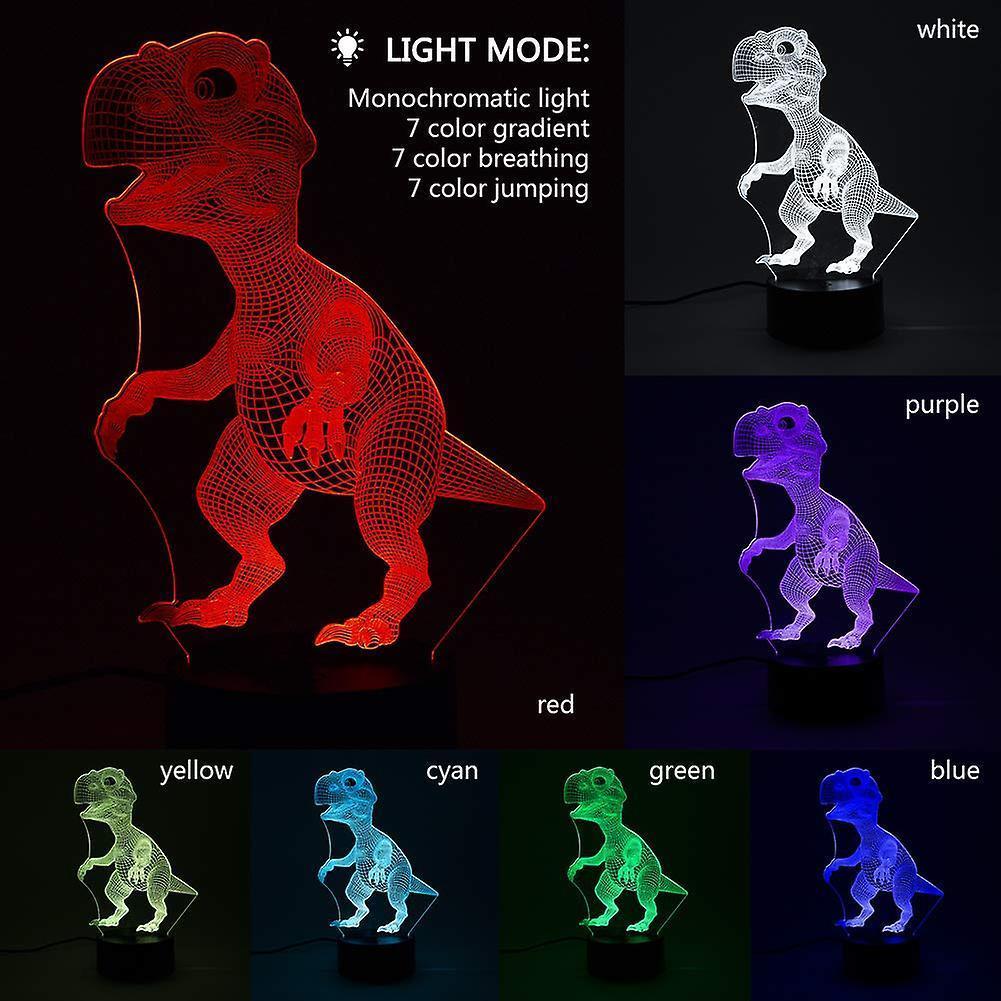 3D Optical Illusion Night Light 7 LED Color Changi V1263-JX-2253