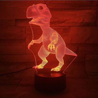 3D Optical Illusion Night Light 7 LED Color Changi V1263-JX-2253