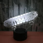 3D Optical Illusion Skateboard Sensor Night Light V1263-JX-2257